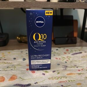 Q10 Anti-Wrinkle Power Beauty Sleep Night Serum - Blue